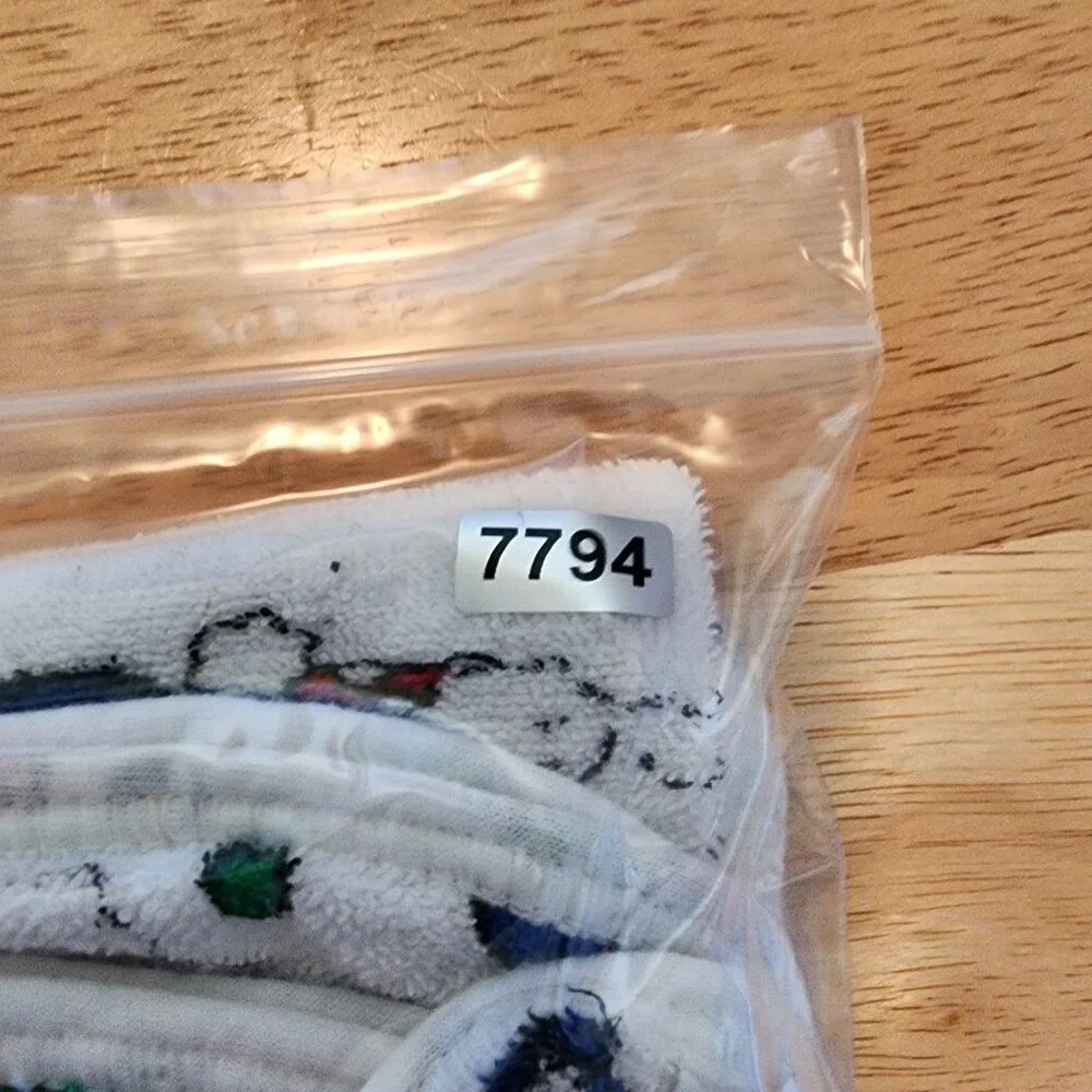 Vtg‎ Carter’s Primary Colors Teddy Bear Balloon Terry Cloth Blanket/Hooded Towel